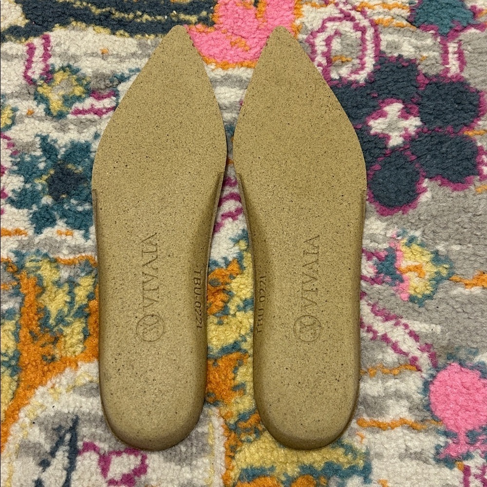 VIVAIA Pointed-Toe Flats Ena 2.0 Pink Embroidered Horsebit Size EU 37, US 6.5 - Picture 14 of 16